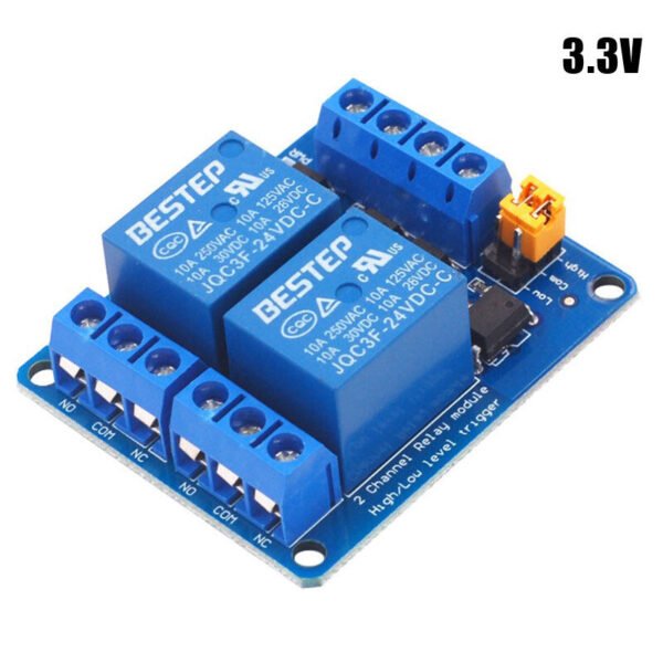 2 Channel 5V 10A Relay Module with optocoupler Low Lever Trigger