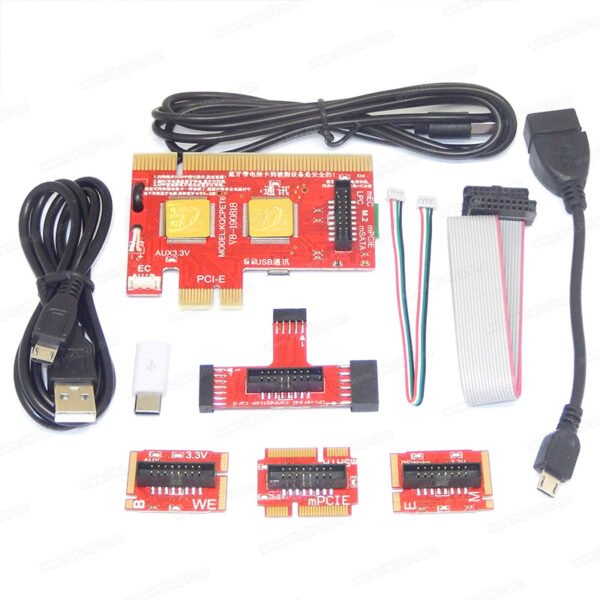 PCI PCIE LPC MiniPCI-E Analyzer Type B Card KQCPET6-V8 for PC Laptop Android, phone Tester